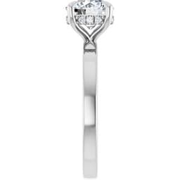 Josephine — Round 14K White Gold, 1.5 ct, view 4