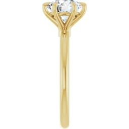 Yara — Round 14K Yellow Gold, 1.5 ct, view 4