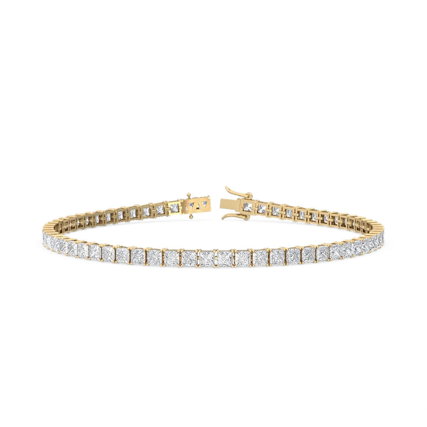 14K Yellow Gold Lab Grown Diamond BRACELET 9.14 ctw SJBR11430PR-0.20CT-7IN