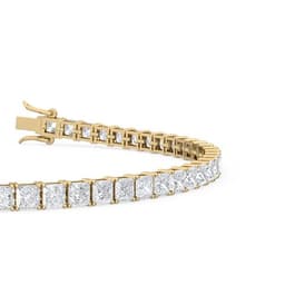 14K Yellow Gold Lab Grown Diamond BRACELET 9.14 ctw SJBR11430PR-0.20CT-7IN