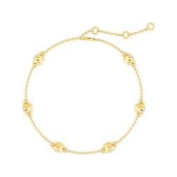 14K Yellow Gold Lab Grown Diamond BRACELET 0.95 ctw SJBR20036OV-1.00CT