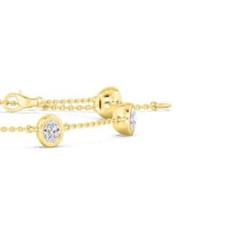 14K Yellow Gold Lab Grown Diamond BRACELET 0.95 ctw SJBR20036OV-1.00CT