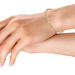 14K Yellow Gold Lab Grown Diamond BRACELET 1.00 ctw SJBR20049-1.00CT-7IN