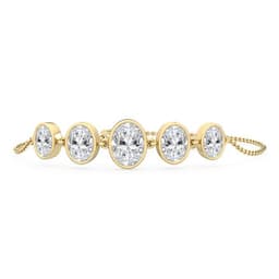 14K Yellow Gold Lab Grown Diamond BRACELET 1.95 ctw SJBR20051-2.00CT