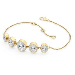 14K Yellow Gold Lab Grown Diamond BRACELET 1.95 ctw SJBR20051-2.00CT
