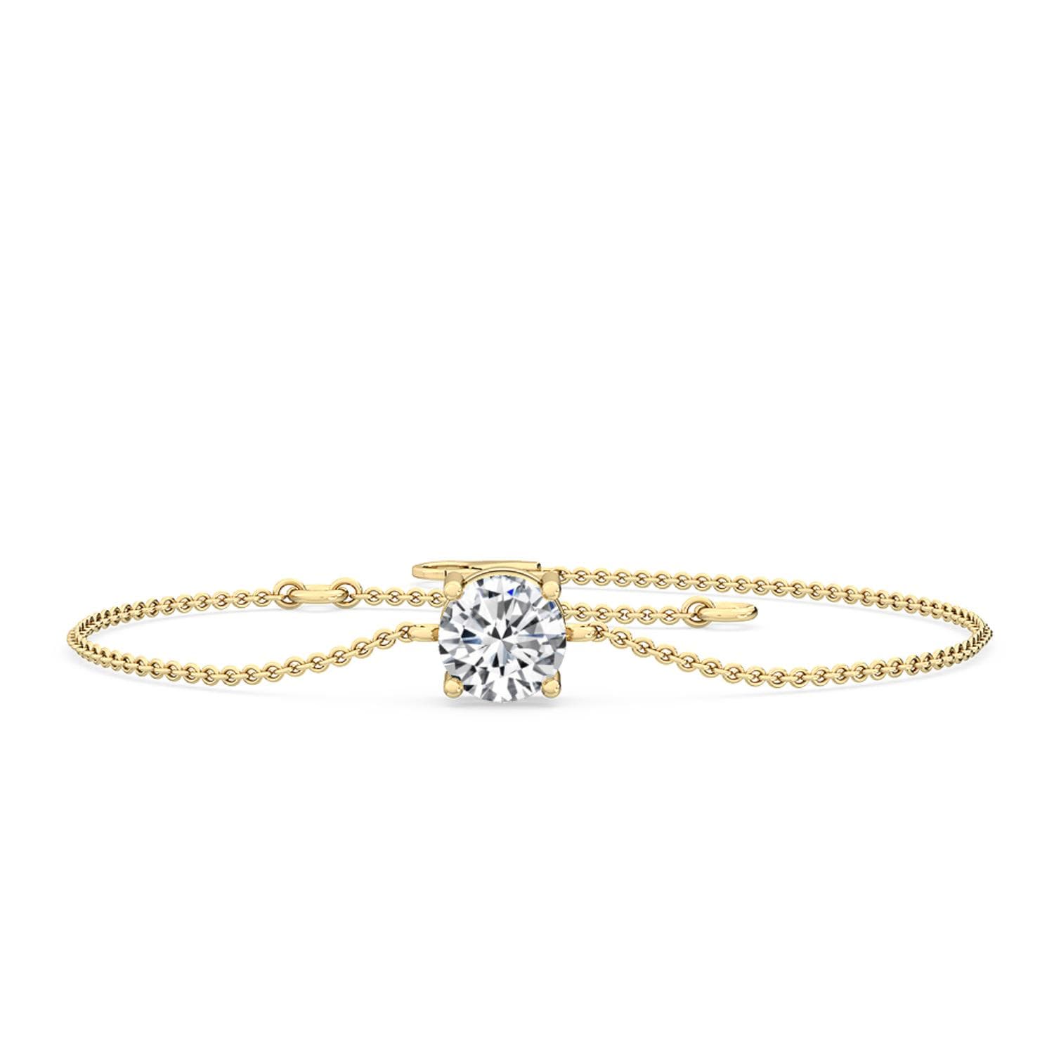 14K Yellow Gold Lab Grown Diamond BRACELET 1.00 ctw SJBR20053-1.00CT
