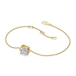 14K Yellow Gold Lab Grown Diamond BRACELET 1.00 ctw SJBR20053-1.00CT