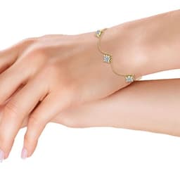 14K Yellow Gold Lab Grown Diamond BRACELET 1.20 ctw SJBR20057-1.20CT