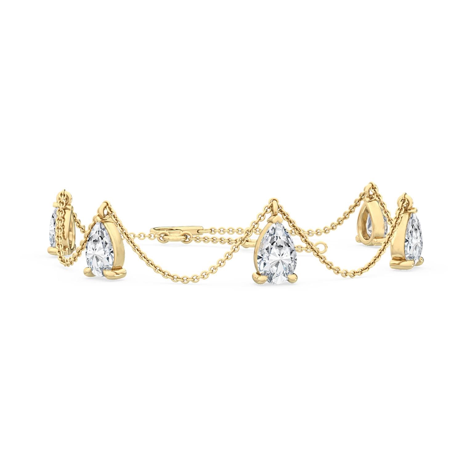 14K Yellow Gold Lab Grown Diamond BRACELET 2.00 ctw SJBR20061PE-2.00CT