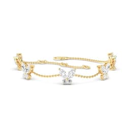 14K Yellow Gold Lab Grown Diamond BRACELET 1.41 ctw SJBR20083-1.25CT