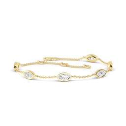 14K Yellow Gold Lab Grown Diamond BRACELET 0.95 ctw SJBR20087MQ-1.00CT