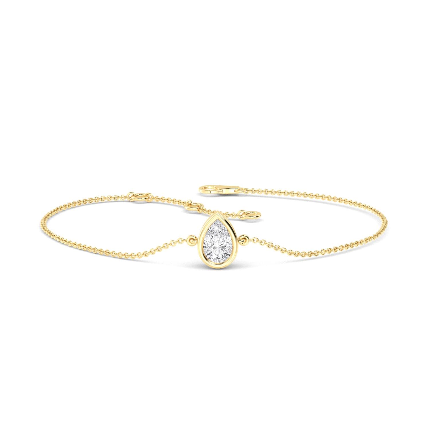 14K Yellow Gold Lab Grown Diamond BRACELET 0.50 ctw SJBR20105PE-0.50CT