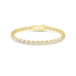 14K Yellow Gold Lab Grown Diamond BRACELET 5.28 ctw SJBR20337OV-0.15PT-7IN