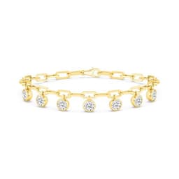 14K Yellow Gold Lab Grown Diamond BRACELET 3.06 ctw SJBR20369-2.83CT-7IN