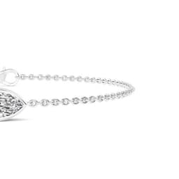 14K White Gold Lab Grown Diamond BRACELET 1.00 ctw SJBR20399MQ-1.00CT