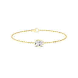 14K Yellow Gold Lab Grown Diamond BRACELET 1.00 ctw SJBR20399OV-1.00CT