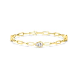 14K Yellow Gold Lab Grown Diamond BRACELET 2.22 ctw SJBR20458PE-0.73CT-7IN