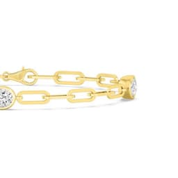 14K Yellow Gold Lab Grown Diamond BRACELET 2.22 ctw SJBR20458PE-0.73CT-7IN