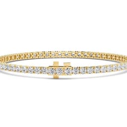 14K Yellow Gold Lab Grown Diamond BRACELET 7.00 ctw SJBR20464-7.00CT-7IN