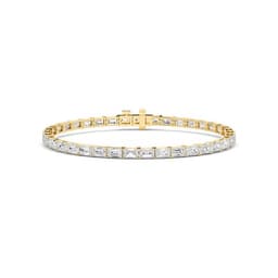 14K Yellow Gold Lab Grown Diamond BRACELET 7.21 ctw SJBR20464EM-0.15CT-7IN