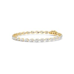 14K Yellow Gold Lab Grown Diamond BRACELET 5.61 ctw SJBR20464PE-0.15CT-7IN