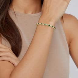 14K Yellow Gold Lab Grown Diamond BRACELET 6.53 ctw SJBR20475-6.50CT-7IN