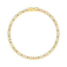 14K Yellow Gold Lab Grown Diamond BRACELET 10.46 ctw SJBR20479MS-10.25CT-7IN