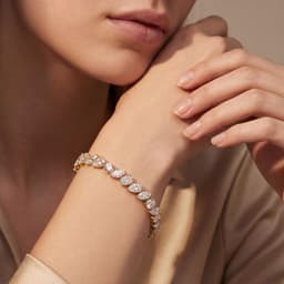 14K Yellow Gold Lab Grown Diamond BRACELET 12.95 ctw SJBR20605-13.10CT-7IN