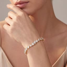14K Yellow Gold Lab Grown Diamond BRACELET 14.23 ctw SJBR20606-14.00CT-7IN