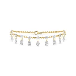 14K Yellow Gold Lab Grown Diamond BRACELET 5.79 ctw SJBR20626-5.83CT-7IN