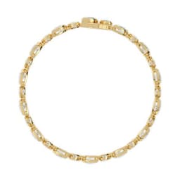 14K Yellow Gold Lab Grown Diamond BRACELET 10.92 ctw SJBR20663PE-10.50CT-7IN