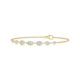 14K Yellow Gold Lab Grown Diamond BRACELET 1.77 ctw SJBR20666-1.75CT-7IN
