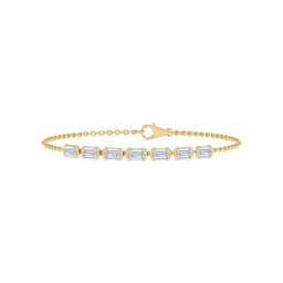 14K Yellow Gold Lab Grown Diamond BRACELET 2.33 ctw SJBR20668EM-2.20CT-7IN