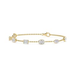 14K Yellow Gold Lab Grown Diamond BRACELET 3.48 ctw SJBR20670MS-3.38CT-7IN