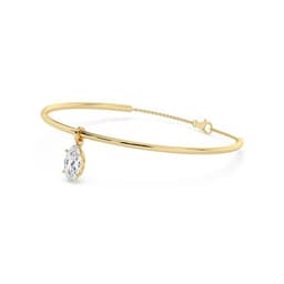 14K Yellow Gold Lab Grown Diamond BRACELET 1.50 ctw SJBR20682LSOV-1.50CT