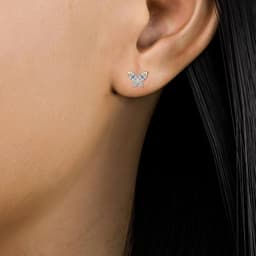 14K Yellow Gold Lab Grown Diamond EARRINGS 0.62 ctw SJE32050-0.50CT