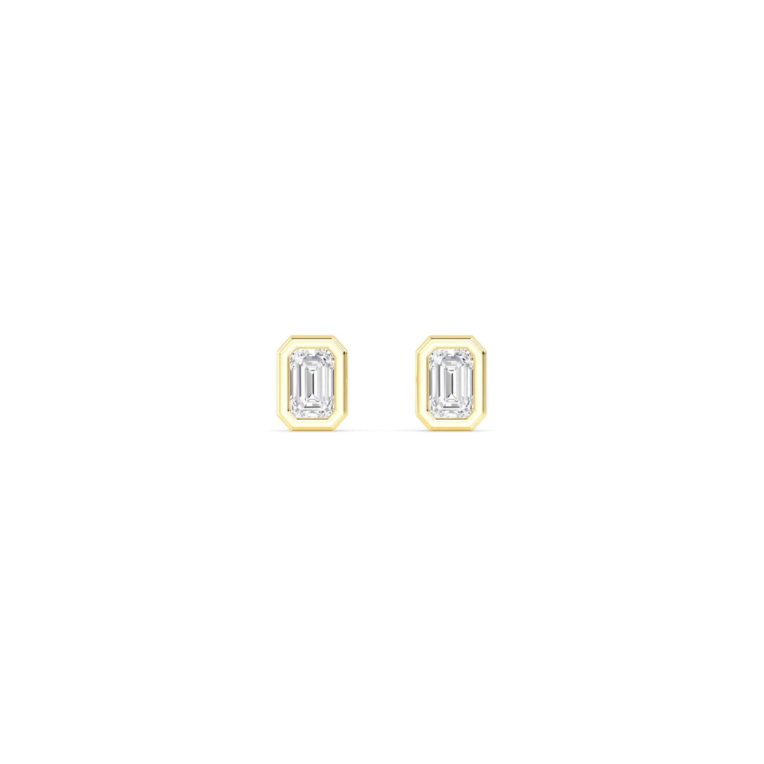 14K Yellow Gold Lab Grown Diamond EARRINGS 0.31 ctw SJE32903EM-0.25CT