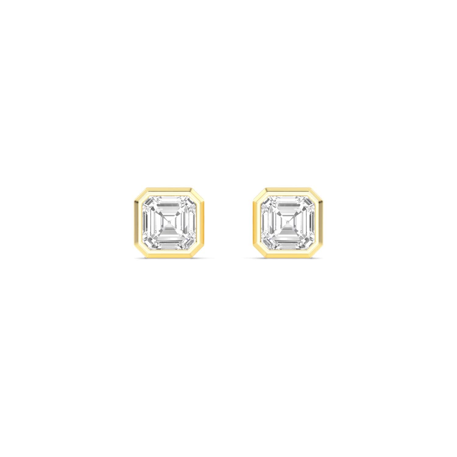 14K Yellow Gold Lab Grown Diamond EARRINGS 1.43 ctw SJE33247ASS-1.50CT