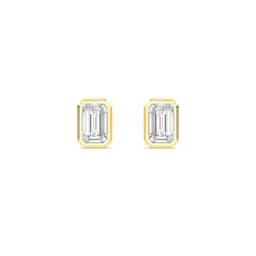 14K Yellow Gold Lab Grown Diamond EARRINGS 3.00 ctw SJE33247EM-3.00CT