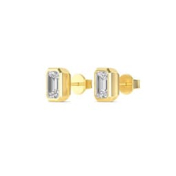 14K Yellow Gold Lab Grown Diamond EARRINGS 3.00 ctw SJE33247EM-3.00CT