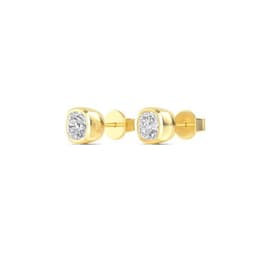 14K Yellow Gold Lab Grown Diamond EARRINGS 2.00 ctw SJE33247SCU-2.00CT