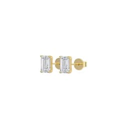 14K Yellow Gold Lab Grown Diamond EARRINGS 4.00 ctw SJE33357EM-4.00CT