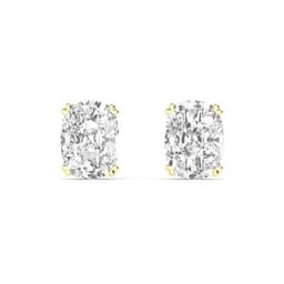 14K Yellow Gold Lab Grown Diamond EARRINGS 6.00 ctw SJE33449CU-6.00CT