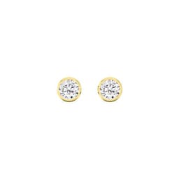 14K Yellow Gold Lab Grown Diamond EARRINGS 3.00 ctw SJE33451-3.00CT