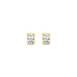 14K Yellow Gold Lab Grown Diamond EARRINGS 3.00 ctw SJE33451RDT-3.00CT