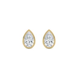 14K Yellow Gold Lab Grown Diamond EARRINGS 4.00 ctw SJE33769PE-4.00CT