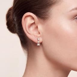 14K Yellow Gold Lab Grown Diamond EARRINGS 4.13 ctw SJE33776-4.10CT