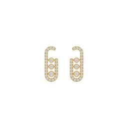 14K Yellow Gold Lab Grown Diamond EARRINGS 0.36 ctw SJE33867-0.38CT
