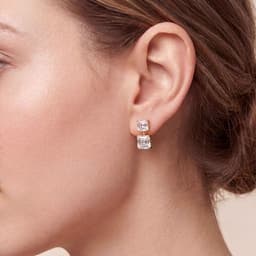 14K Yellow Gold Lab Grown Diamond EARRINGS 6.00 ctw SJE33884ASS-6.00CT