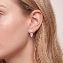 14K Yellow Gold Lab Grown Diamond EARRINGS 5.23 ctw SJE33886SHOV-5.20CT